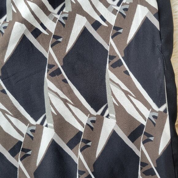 St. John Silk Wide Leg Pants Belted Size 6 - Picture 6 of 8